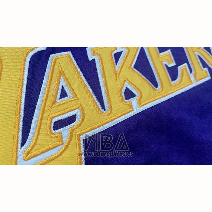 Camiseta Los Angeles Lakers Kobe Bryant NO 24 Violeta